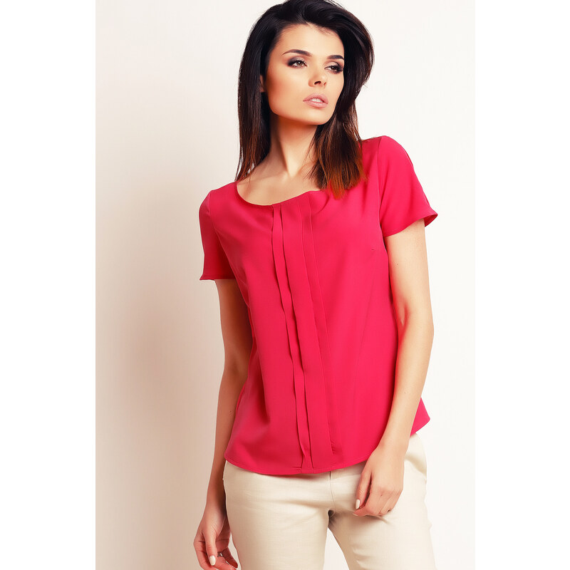 Dámská halenka M098 Tmavě růžová - Infinite You 94398041