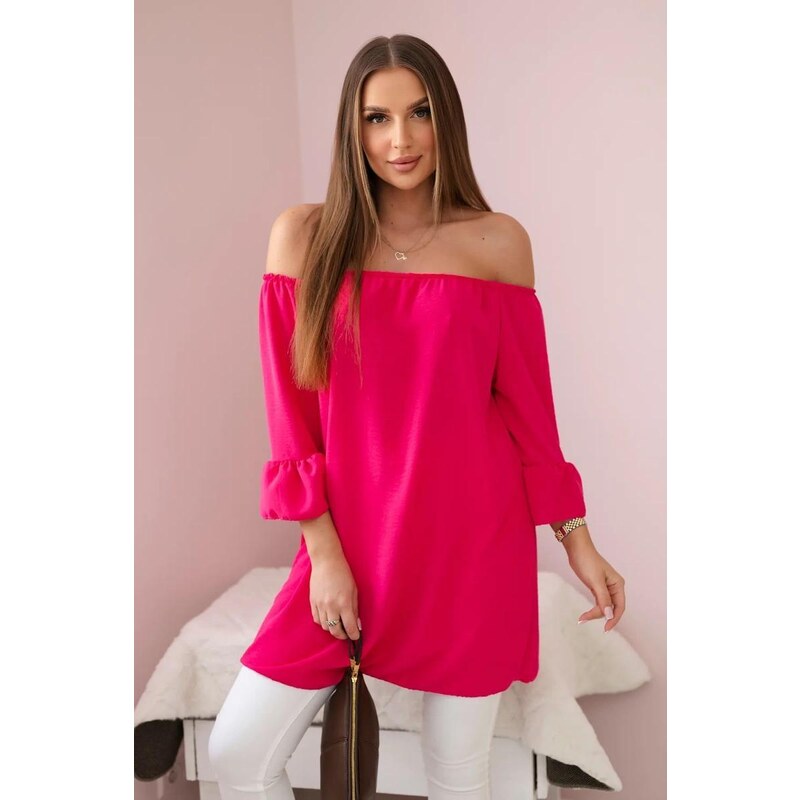 MladaModa Halenka Hispánka s volány na rukávu model IT-22