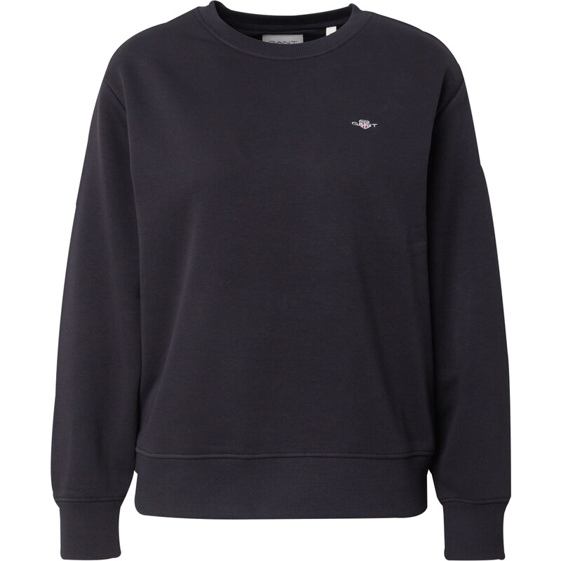 GANT Mikina tmavě modrá / šedá / černá / offwhite