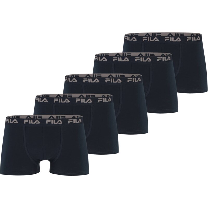FILA Boxerky tmavě modrá / světle šedá
