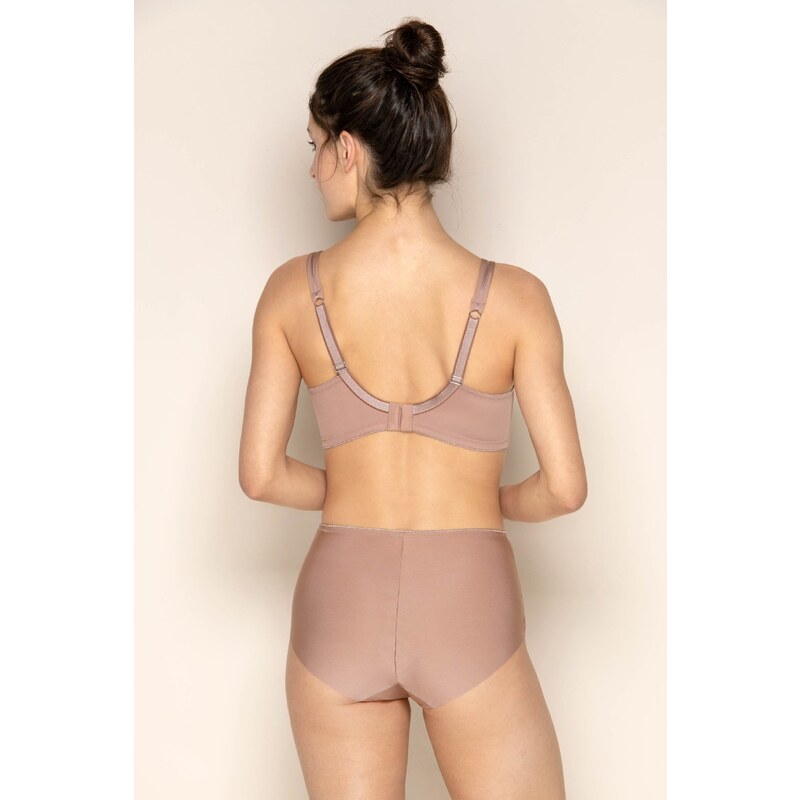 Bezešvé kalhotky s vyšším pasem Cinnamon Nude Timo 121840