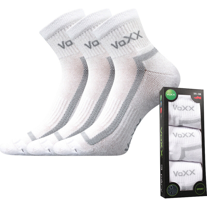 ponožky Caddy B balení 3páry - bílá (Voxx) 104328855