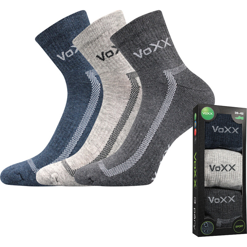 ponožky Caddy B balení 3páry - mix A (Voxx) 104328856