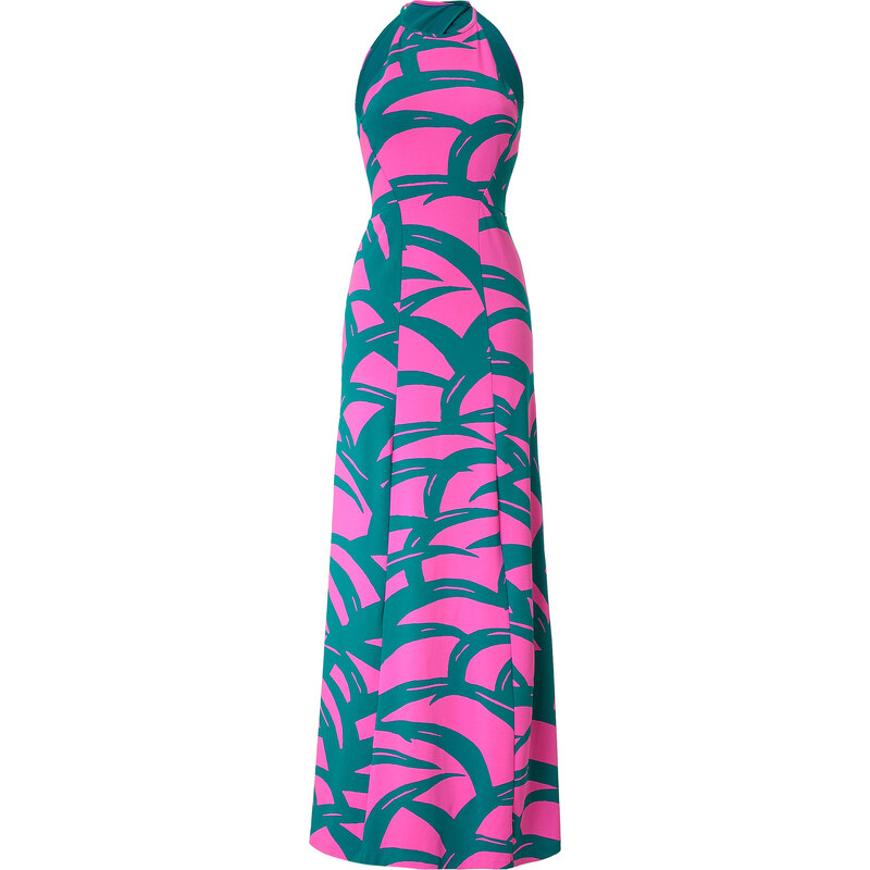 Kenzo Palm Print Maxi Dress