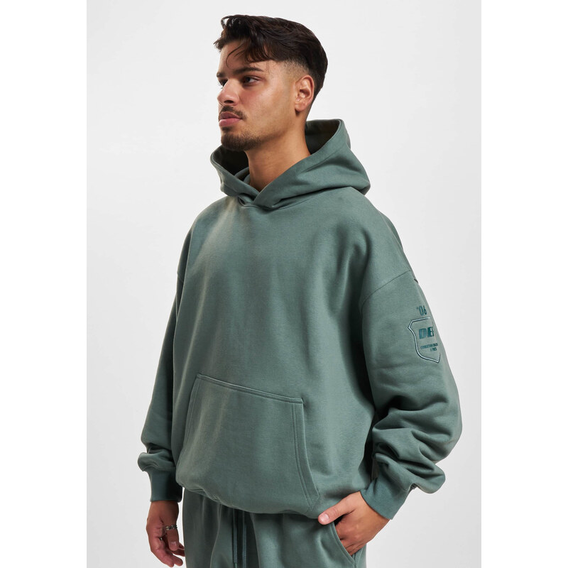 DEF Pánská mMikina Workation Hoody zelená