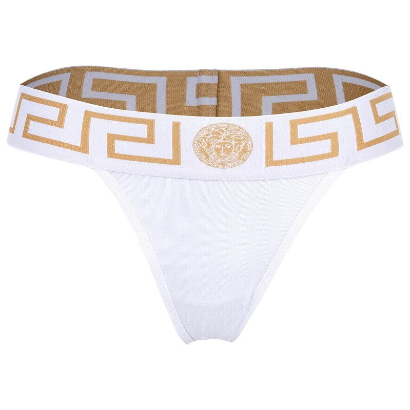VERSACE Tanga TOPEKA zlatá / bílá