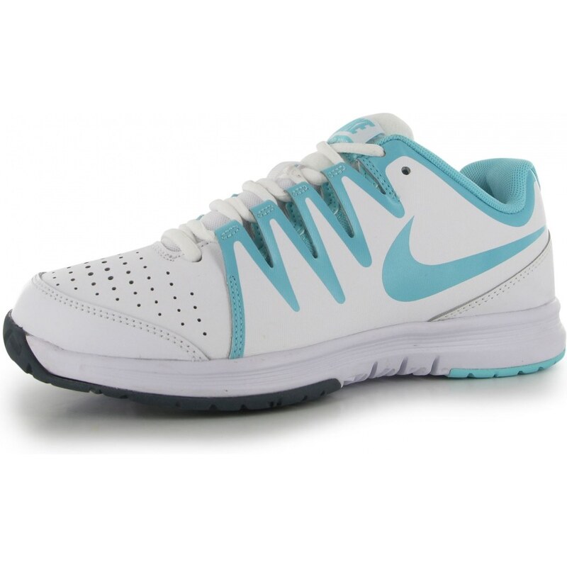 Nike Vapor Court Ladies Tennis Shoes, white/aquablue