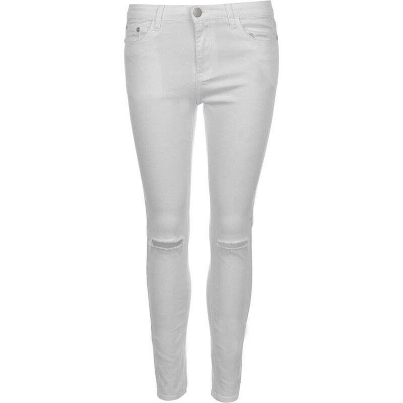 Glamorous Rip Skinny Jeans, white