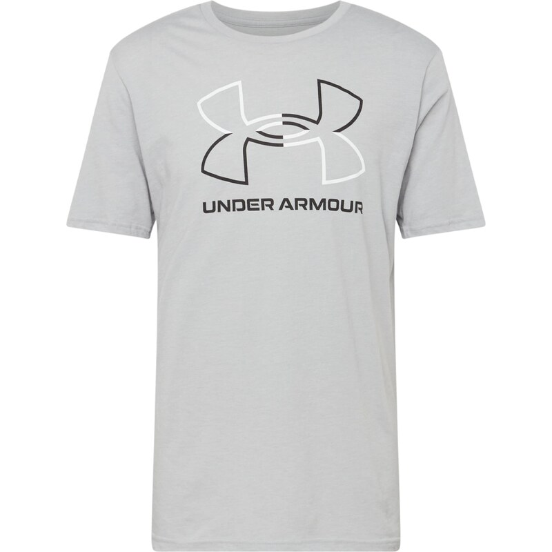 UNDER ARMOUR Funkční tričko FOUNDATION šedá / černá / bílá