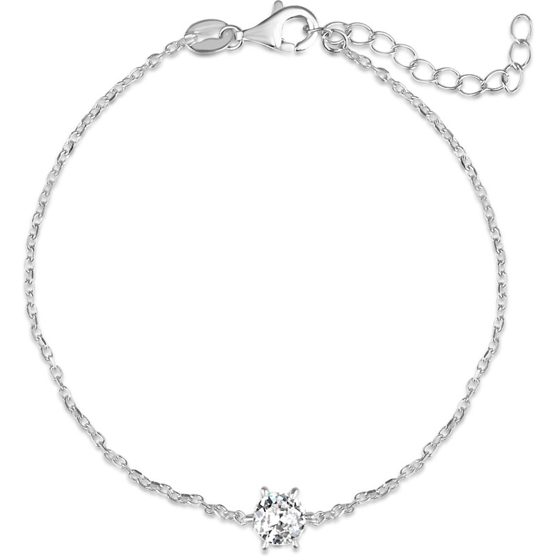 Stříbrný náramek se zirkonem - Meucci SB221/08 94510672