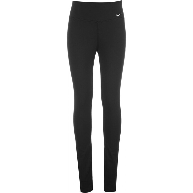 Nike Tight Cotton Pants Ladies, black/white