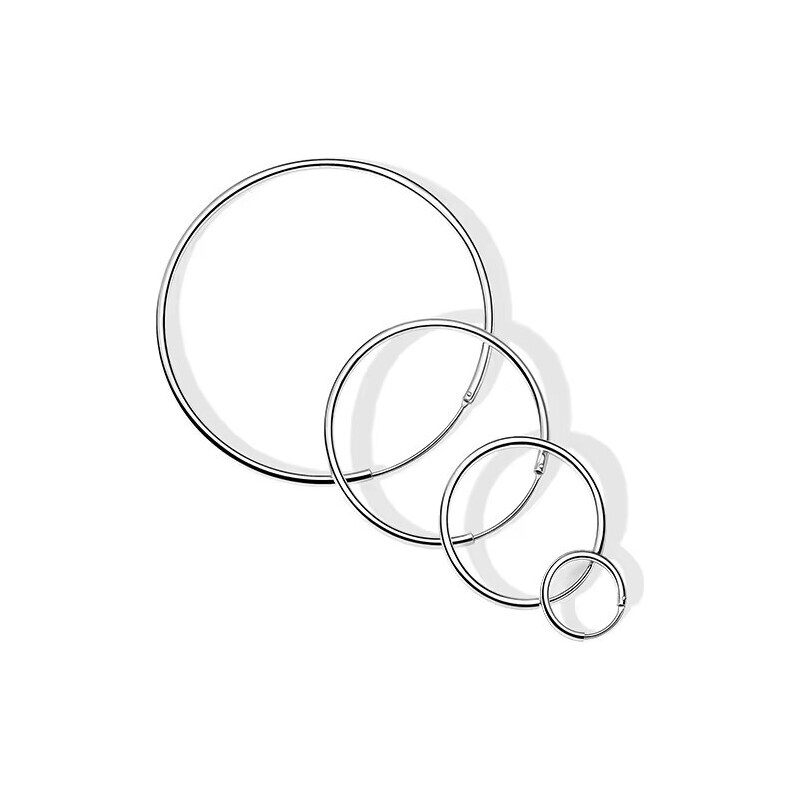 MAJYA Stříbrné náušnice DARINA 12 mm 10990 94543708