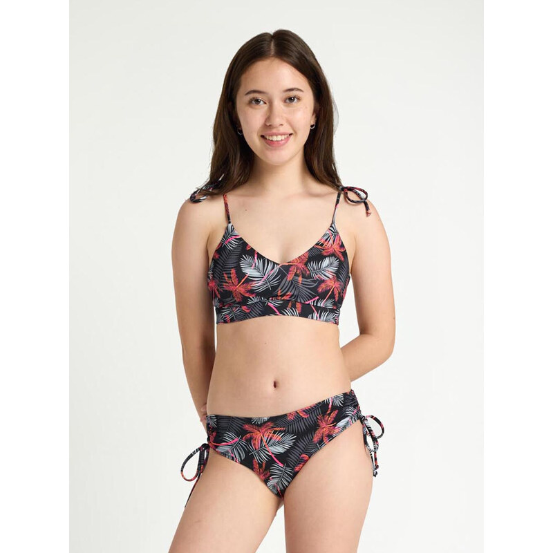 Dívčí menstruační plavky Modibodi Teen High Bikini Jungle Palm