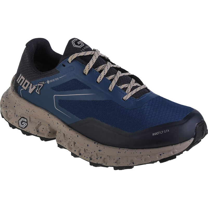 Tmavě modré trailové boty Inov-8 RocFly G 350 GTX Tmavě modrá