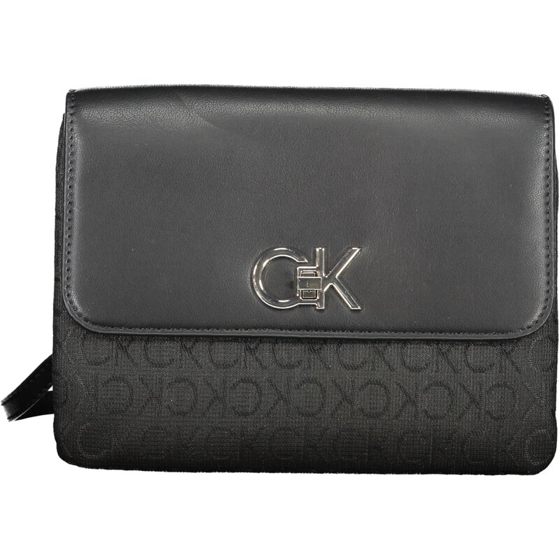 Calvin Klein Handbag Women / Girl Black Jacquard Mono