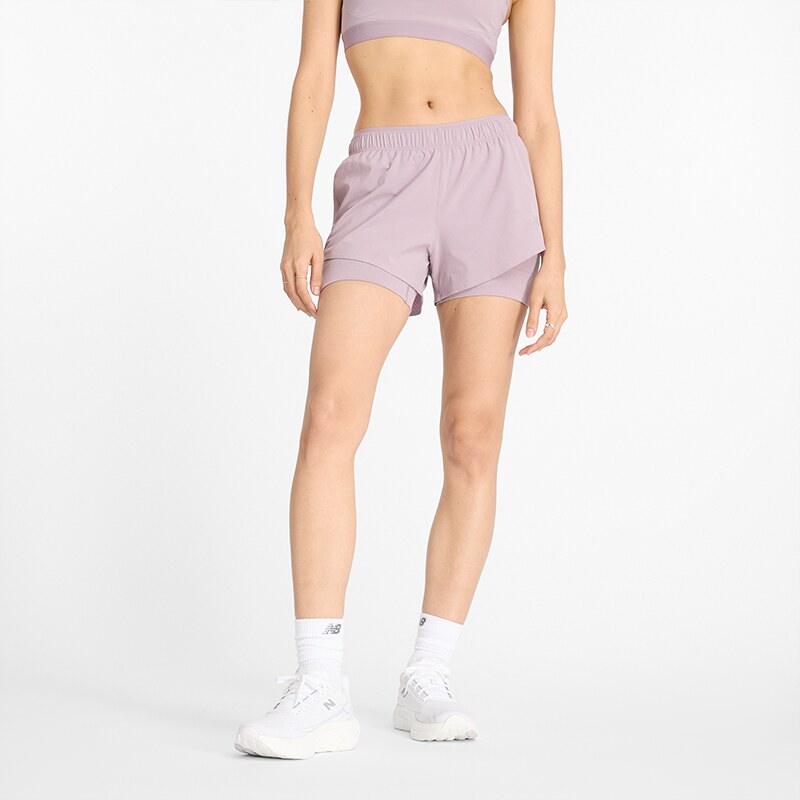 Dámské legíny New Balance WS41287ICW – růžové
