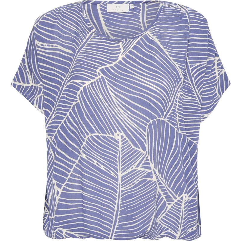 Kaffe Halenka Amber indigo / bílá