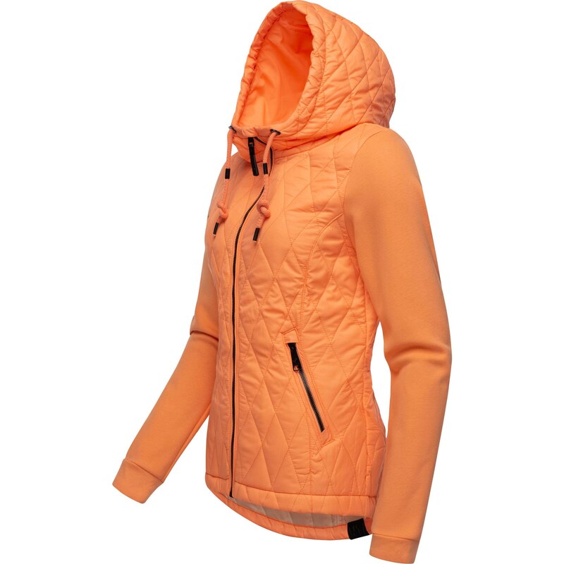 Ragwear Přechodná bunda 'Lucinda' oranžová / černá