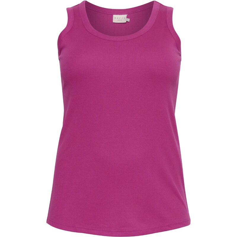 KAFFE CURVE Top Carina fuchsiová