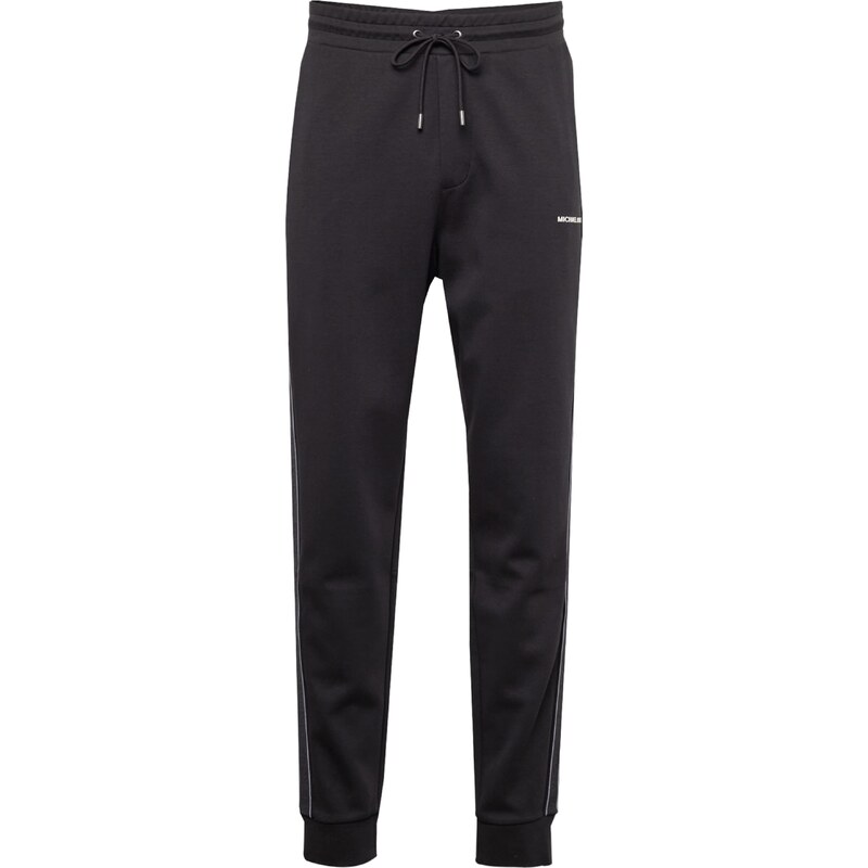 Michael Kors Kalhoty černá / offwhite