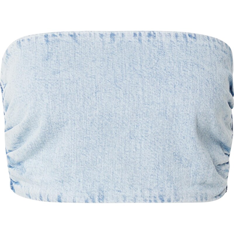 Gina Tricot Top modrá džínovina