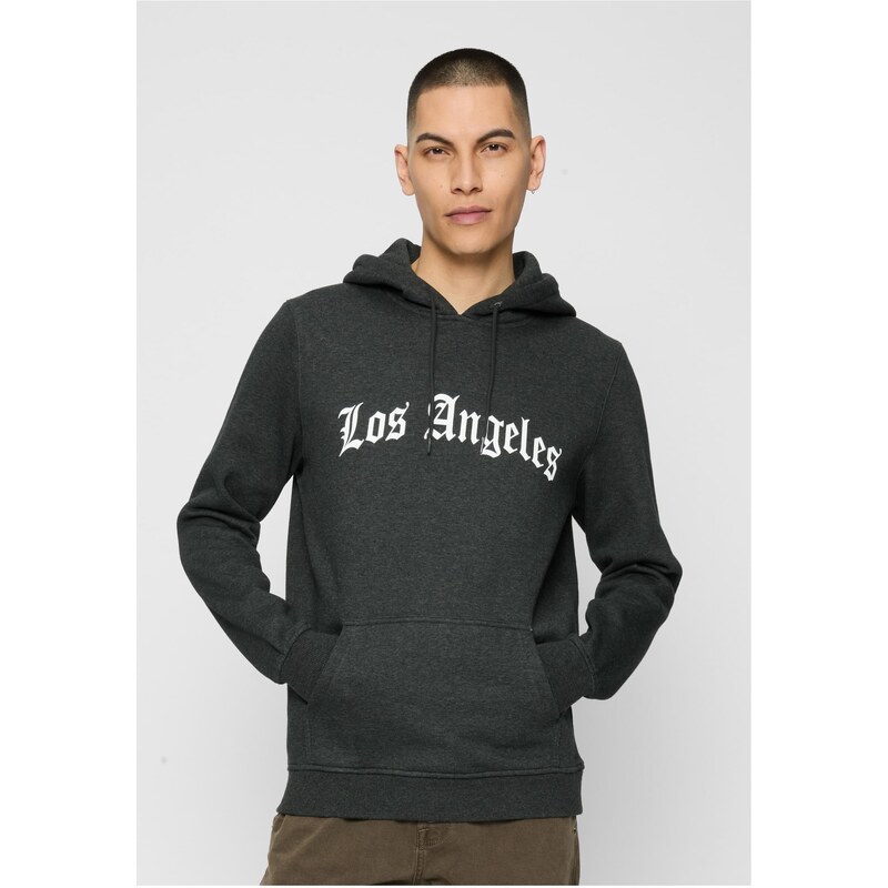 Mister Tee Los Angeles znění Hoody dřevěné uhlí