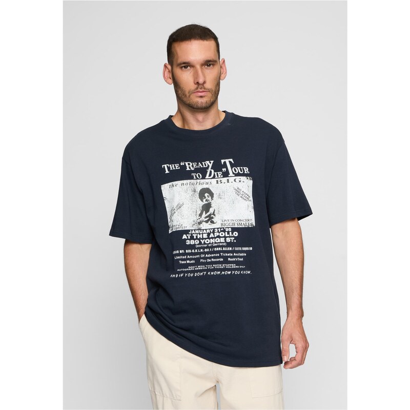 Merchcode Biggie Tour Tee námořnictvo