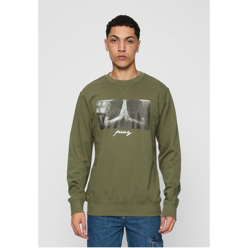 Mister Tee Modlete se oliva Crewneck