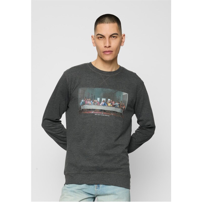 Mister Tee Cant Hang With Us Crewneck dřevěné uhlí