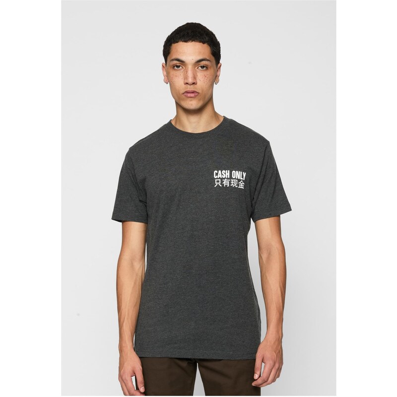 Mister Tee Pánské tričko Cash Only - šedé