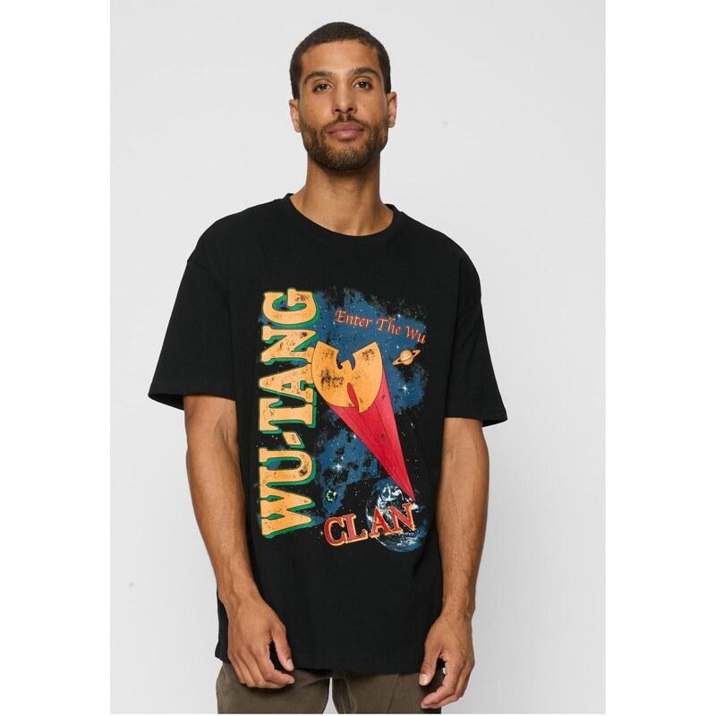 Merchcode Wu-Tang Clan Vstupte do Wu Oversize trička černé