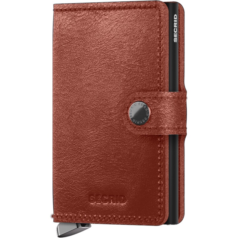 Kožená peněženka SECRID PREMIUM Miniwallet Basco Brown hnědá