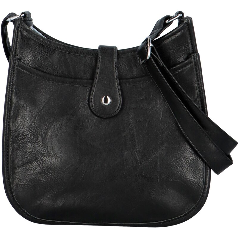 Dámská crossbody kabelka černá - Firenze Korina černá