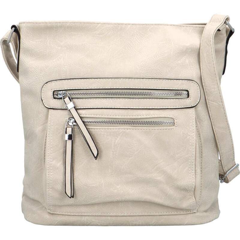 Dámská crossbody kabelka krémová - Firenze Charix krémová