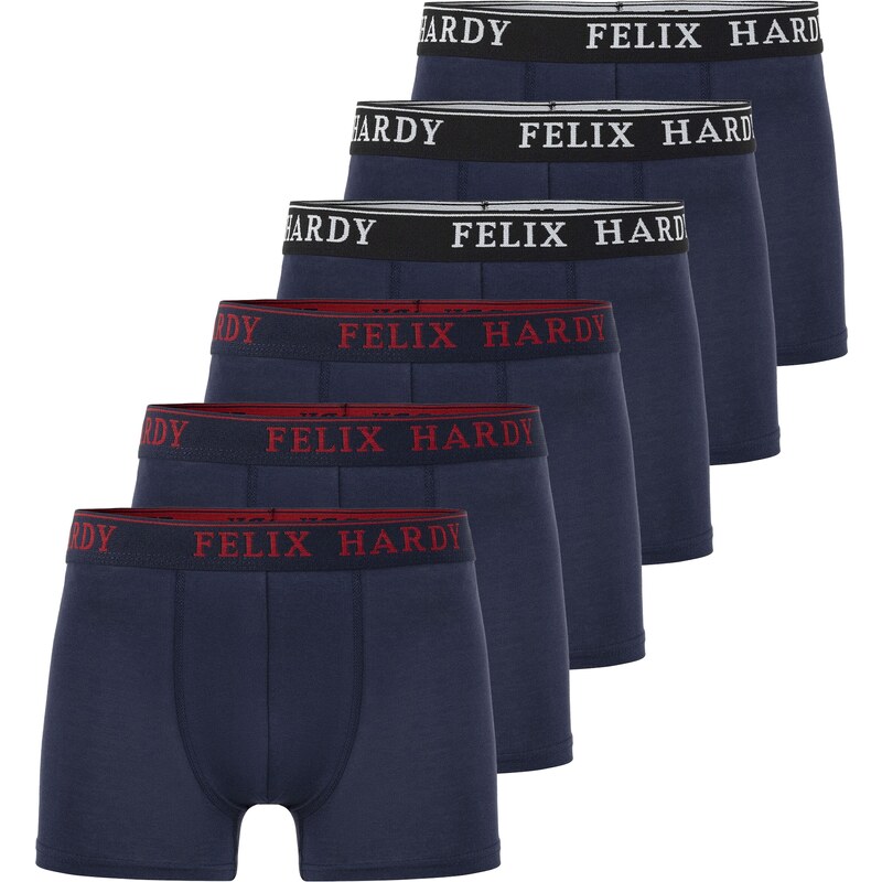 Felix Hardy Boxerky námořnická modř / krvavě červená / bílá