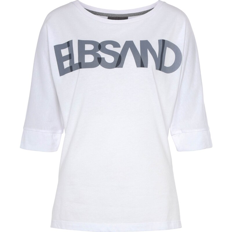 Elbsand Tričko modrá / bílá