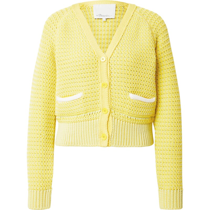 3.1 Phillip Lim Kardigan žlutá / bílá