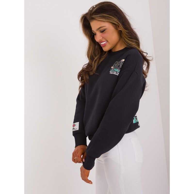 Sublevel Sweatshirt-D10600T02568D-navy blue