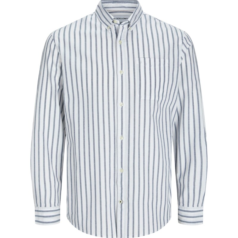 JACK & JONES Košile JJEOxford tmavě modrá / bílá
