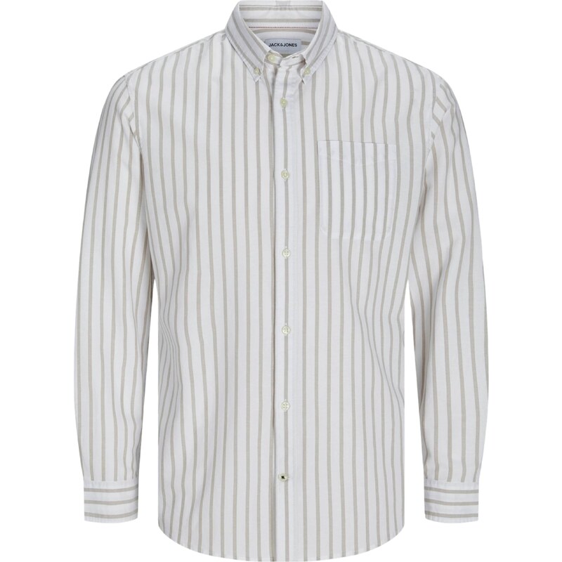 JACK & JONES Košile režná / bílá