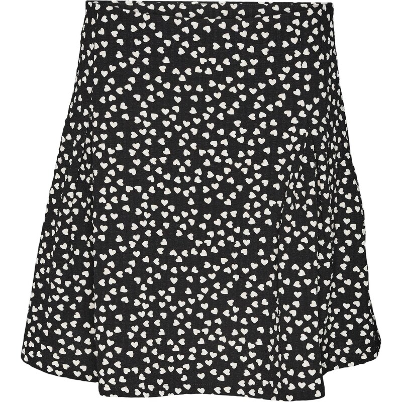 VERO MODA Sukně černá / bílá