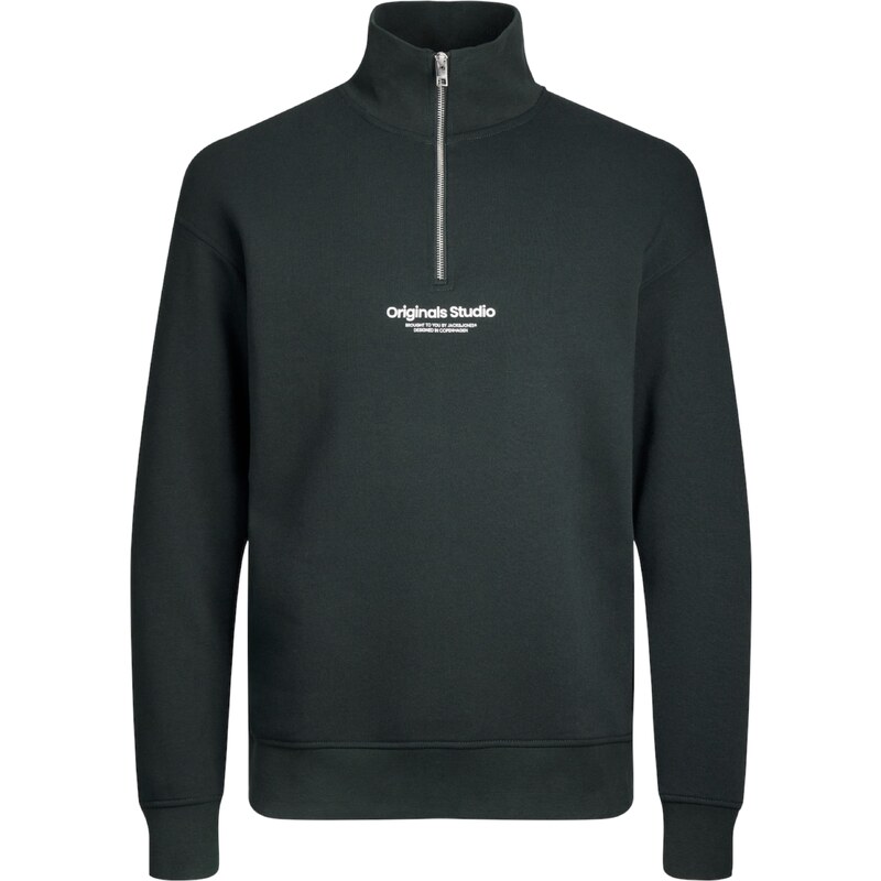 JACK & JONES Mikina JORVesterbro jedle / bílá