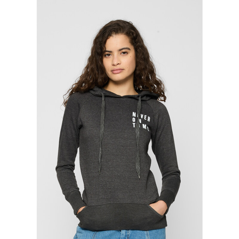 Mister Tee Dámy Never On Time Hoody uhlí