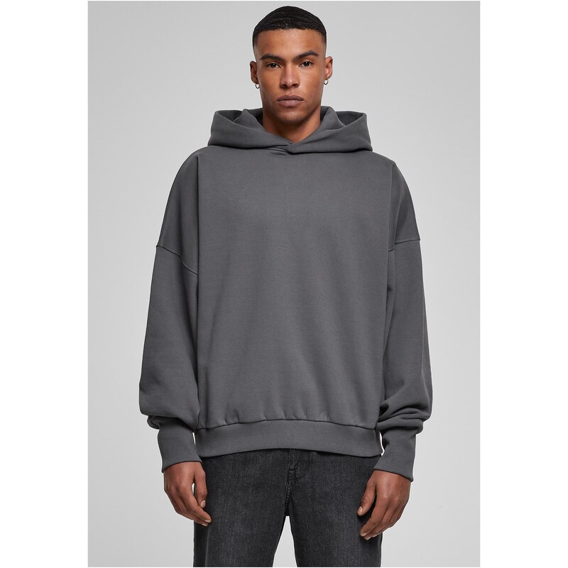 Urban Classics Pánská mMikina High Low Hoody šedá