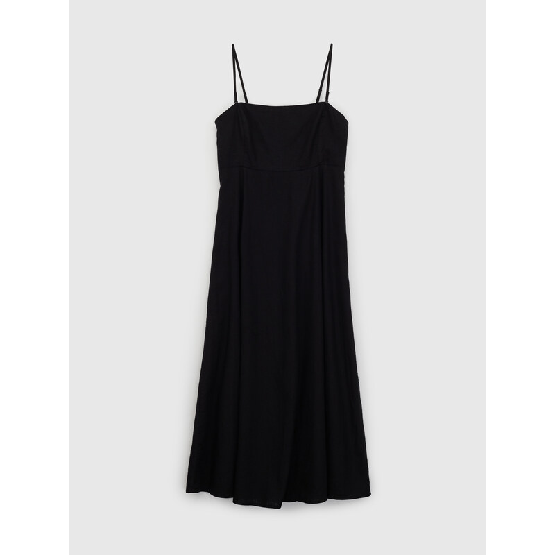 GAP Lněné maxi šaty - Dámské 107332120
