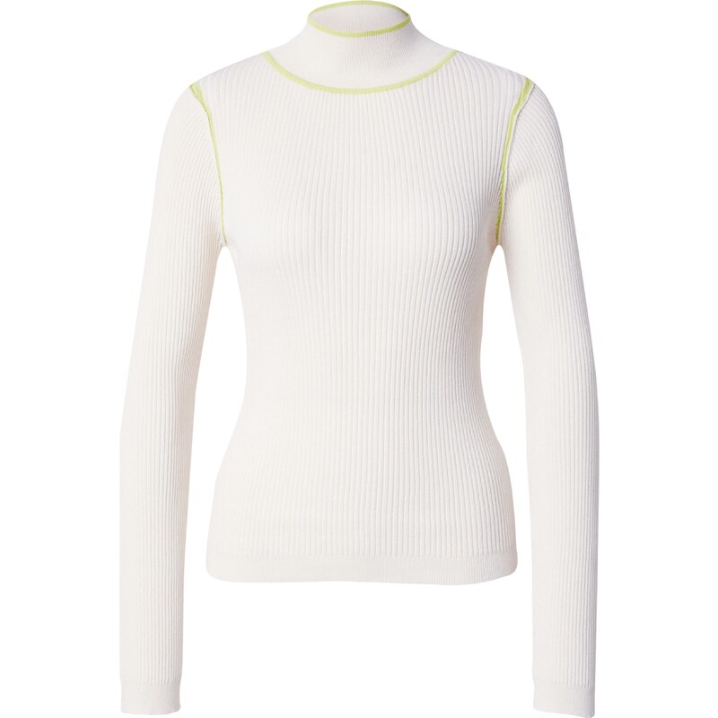 TOPSHOP Svetr krémová / limetková