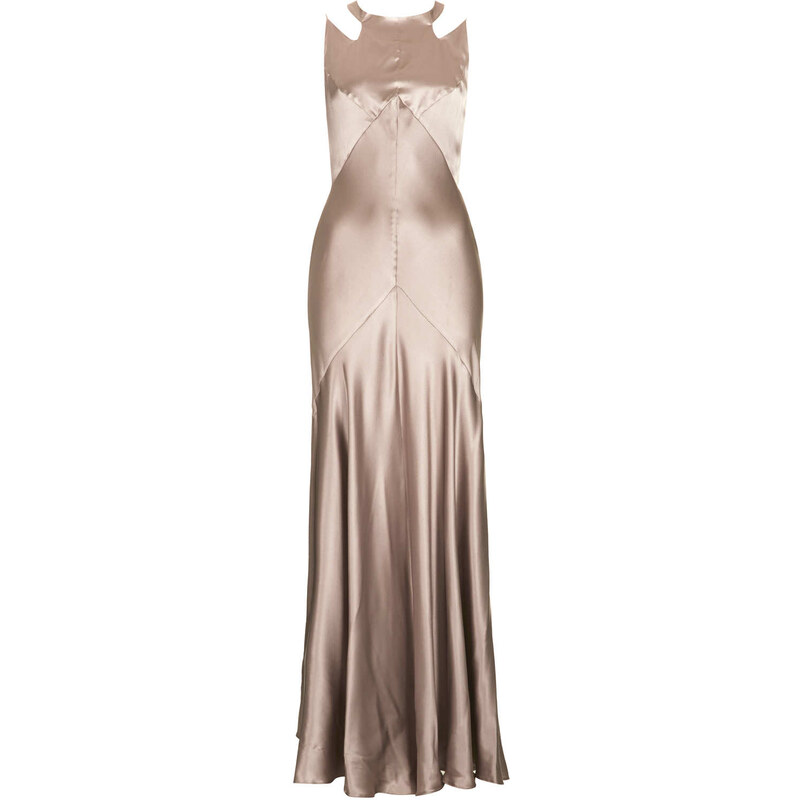 Topshop **LIMITED EDITION Strappy Bias Cut Maxi Dress