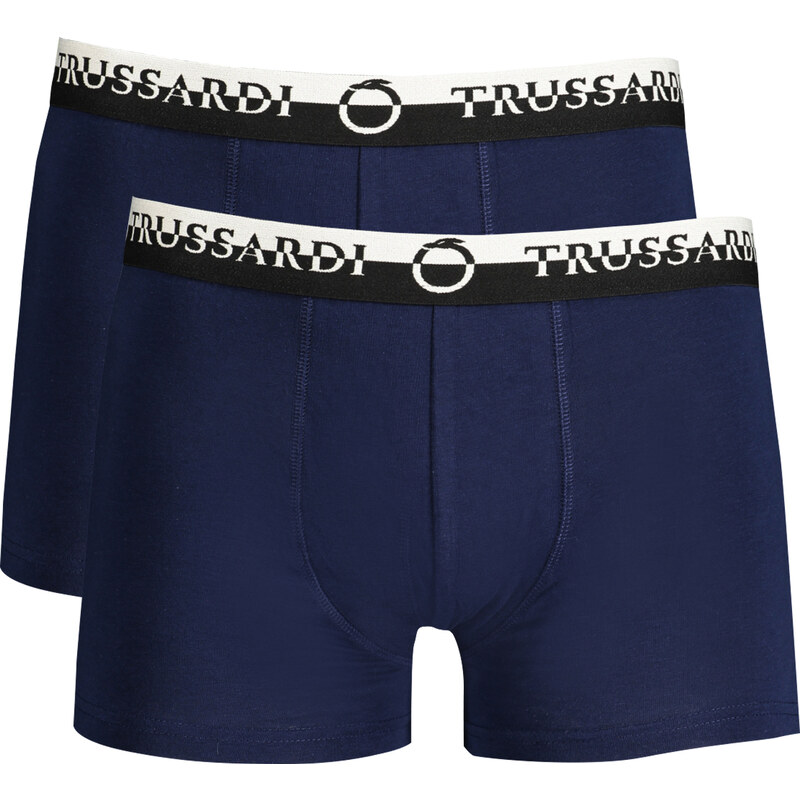 TRUSSARDI MENS BLUE BOXER