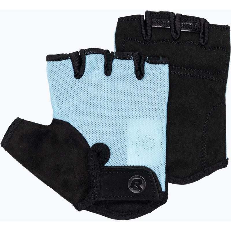 Dámské cyklistické rukavice Rogelli Core light blue