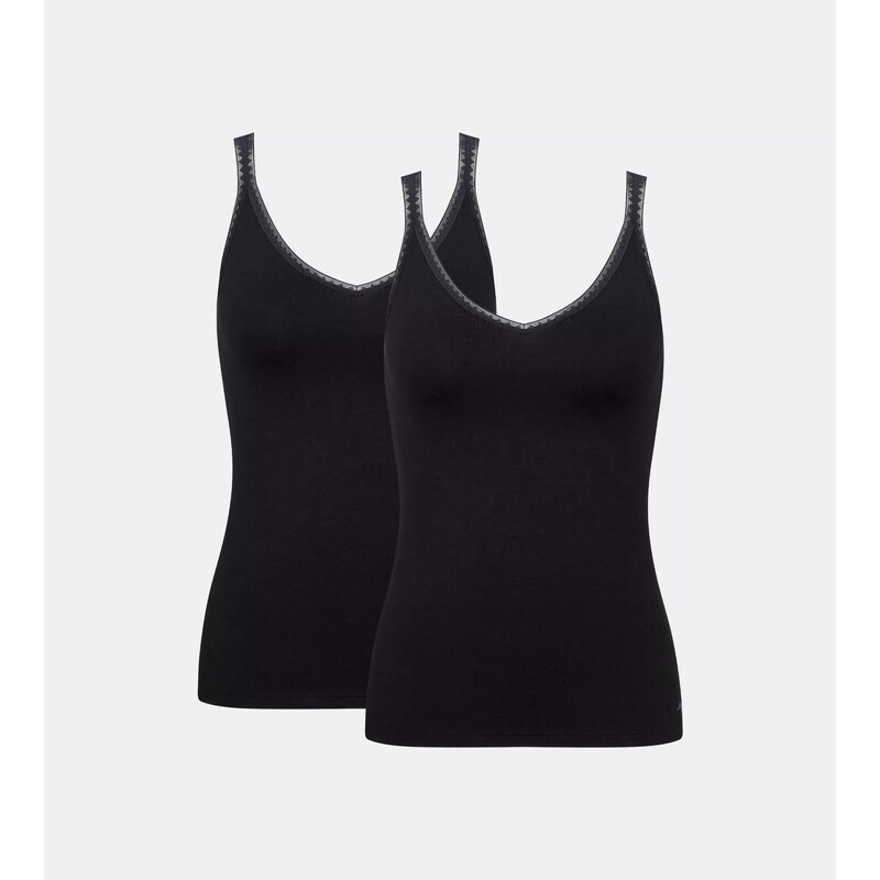 Dámské tílko Sloggi GO Shirt 01 C2P černé 115745899